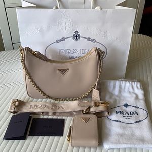 Prada Re-Edition 2005 Saffiano Bag- Water Lily